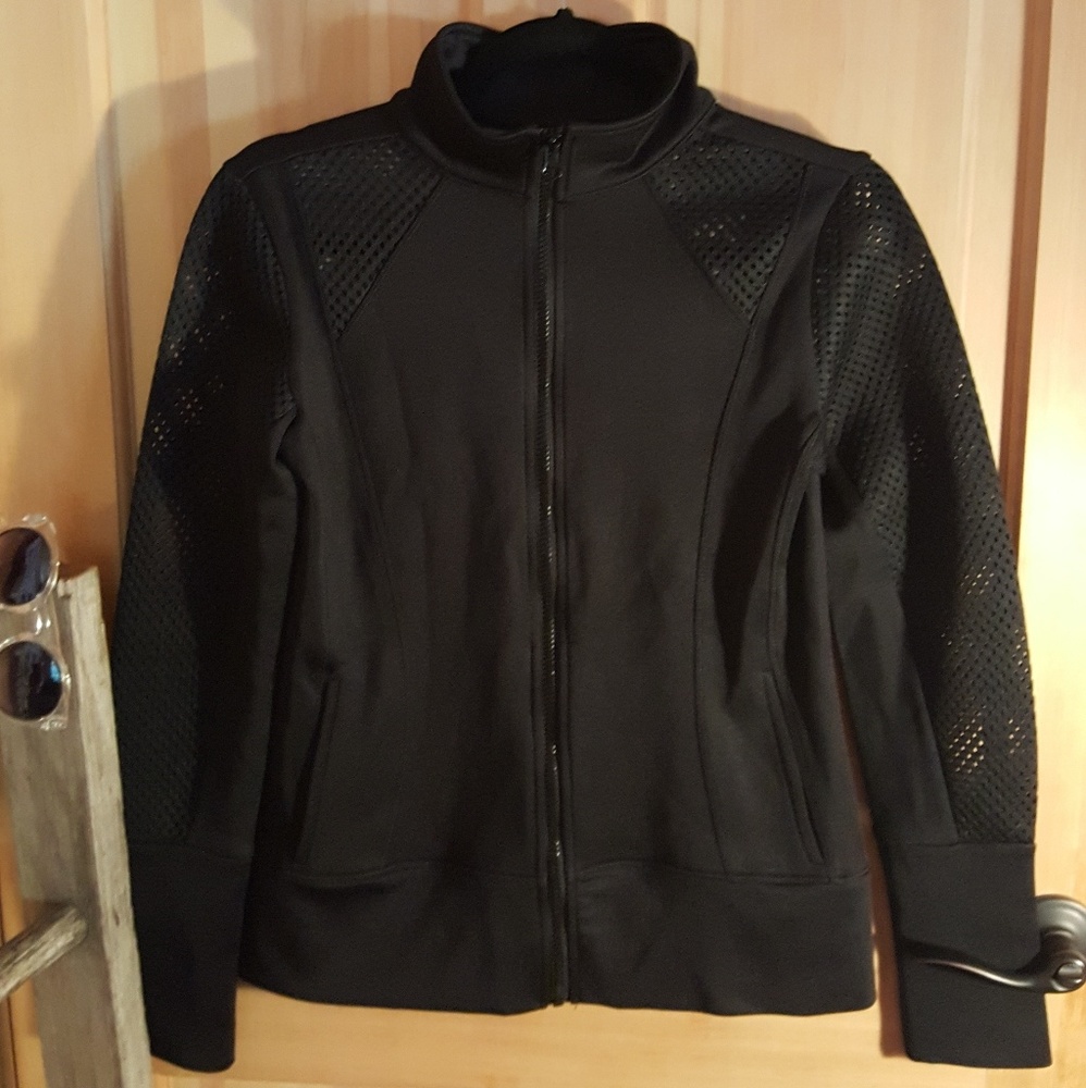 90 Degree by Reflex yoga/workout jacket. Black.